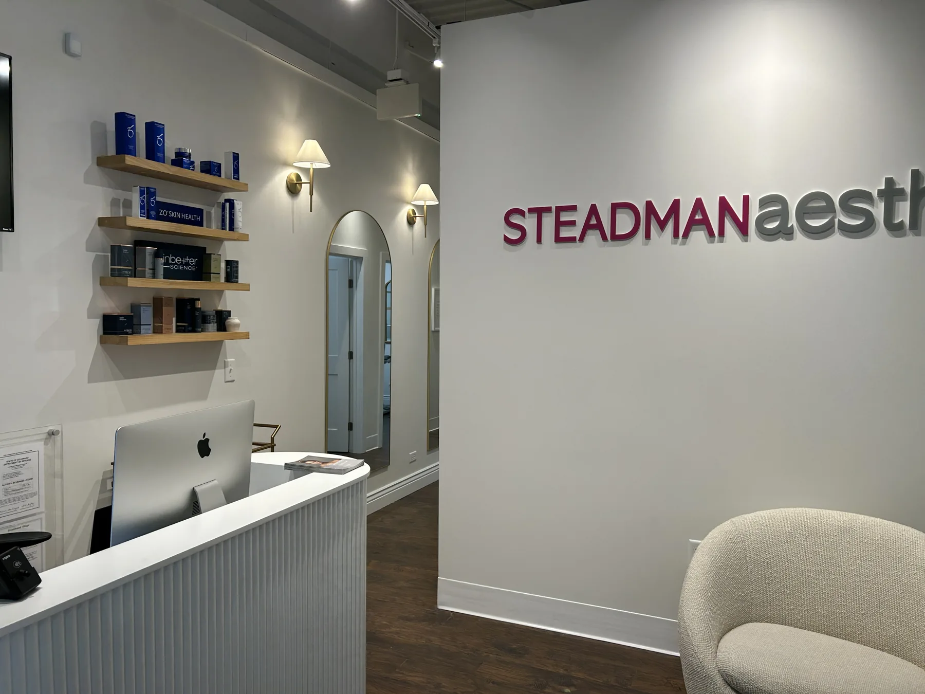 Reception at Steadman Aesthetics